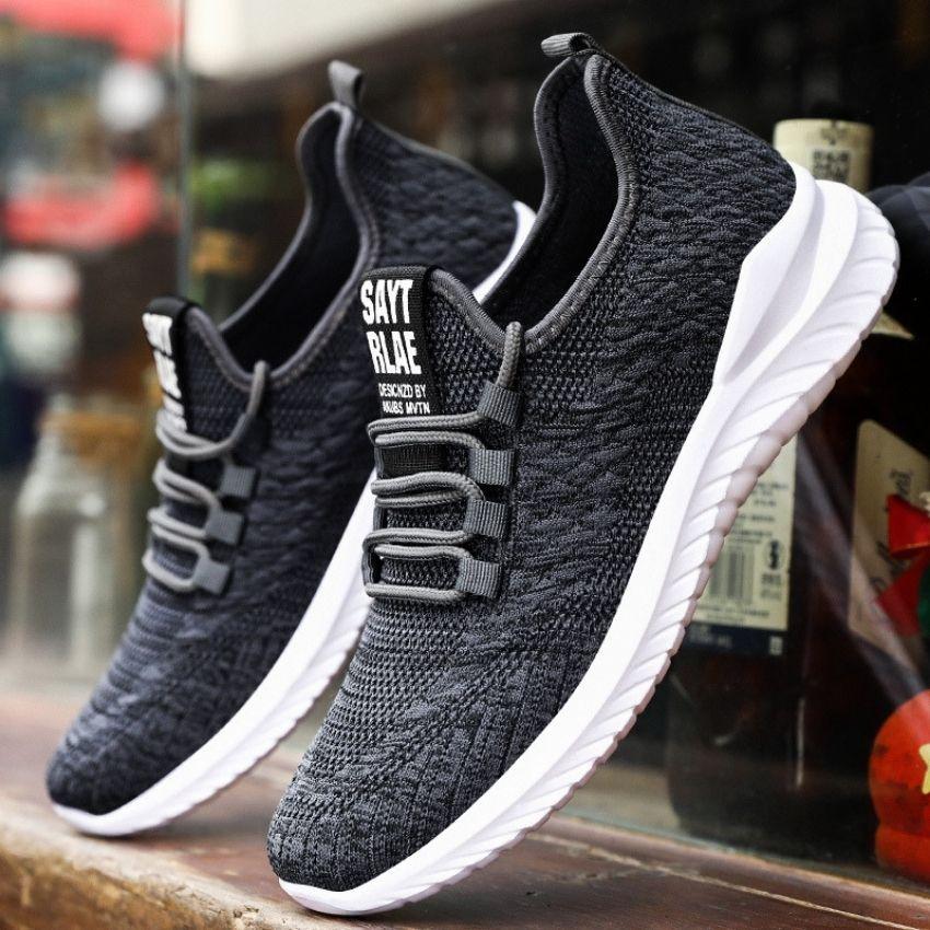 Giày Thể Thao Nam Sneaker Kiểu Hàn Quốc Mẫu Mới 2022 Êm Chân Thoáng Khí Cổ Vừa Trẻ Trung Năng Động GNA05