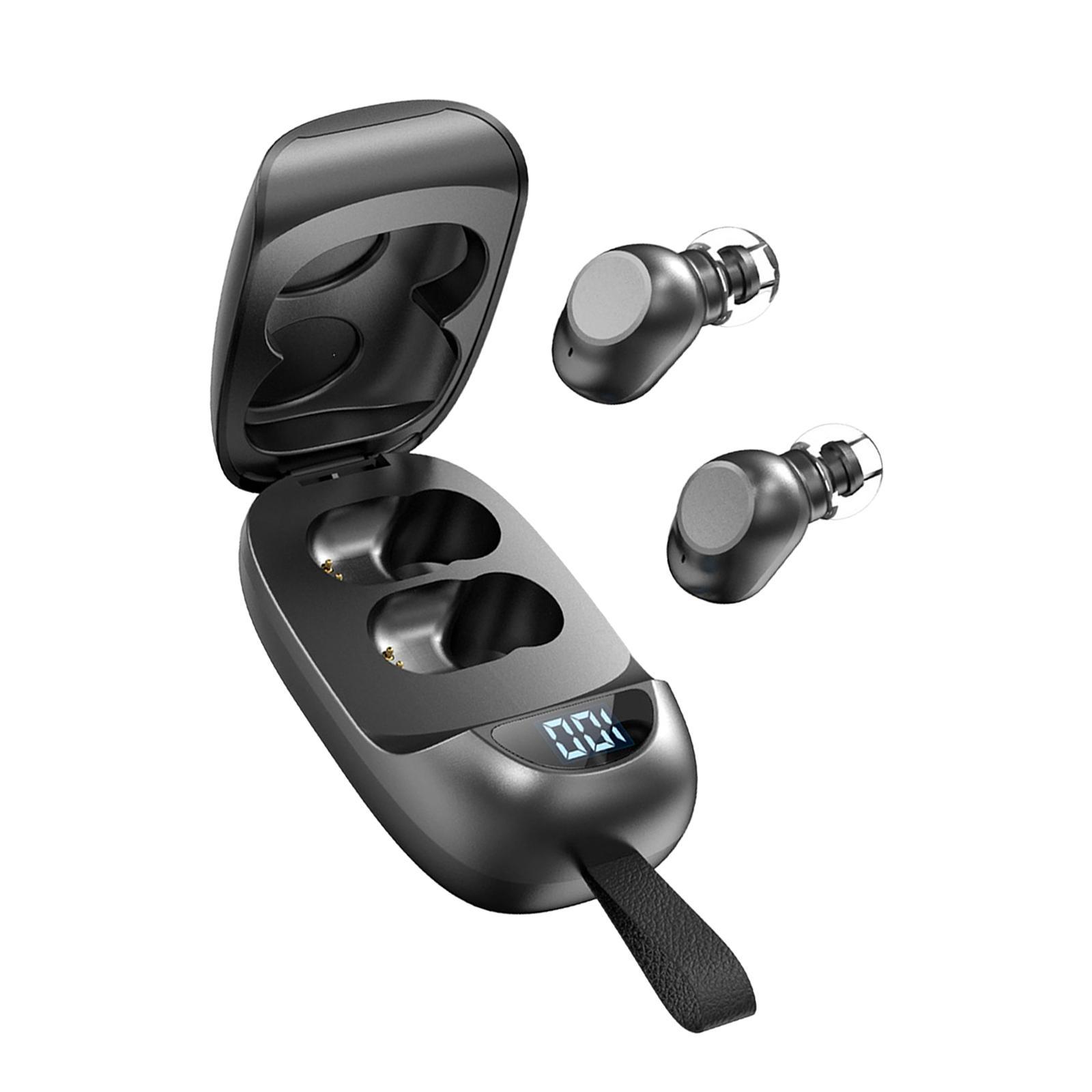 Wireless Bluetooth 5.1 Noise Canceling Stereo Earphones for Mobile Black