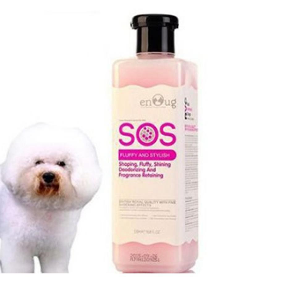 Combo 2 chai Sữa tắm SOS cho chó mèo giúp khử mùi và tạo kiểu chai 530ml màu hồng (HÀNG CHÍNH HÃNG)