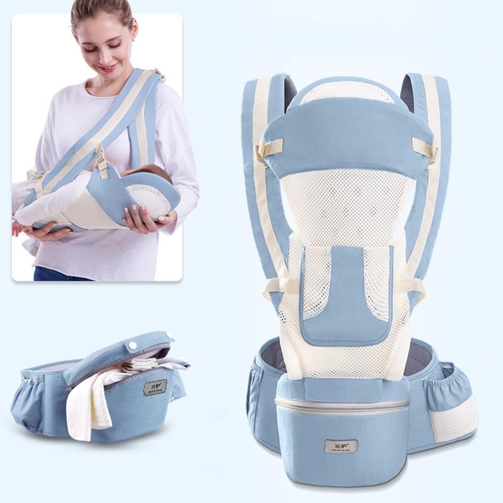 0-48M Công Thái Học Cho Bé 15 Sử Dụng Cách Trẻ Sơ Sinh Hipseat Carrier Mặt Trước Công Thái Kangaroo Quấn Bé sling Du Lịch