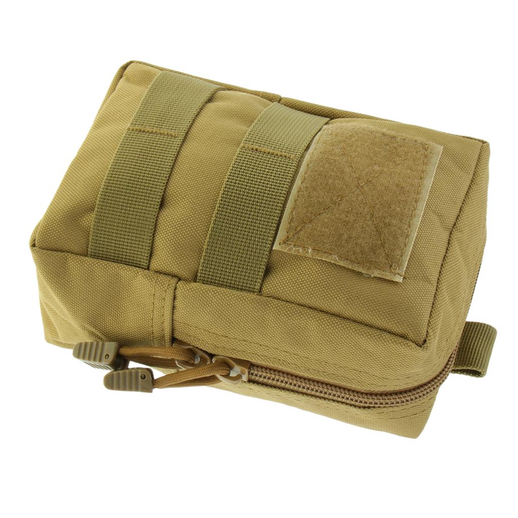 2pcs Durable Compact Molle Waist Pouch  Bag Outdoor EMT Pouch