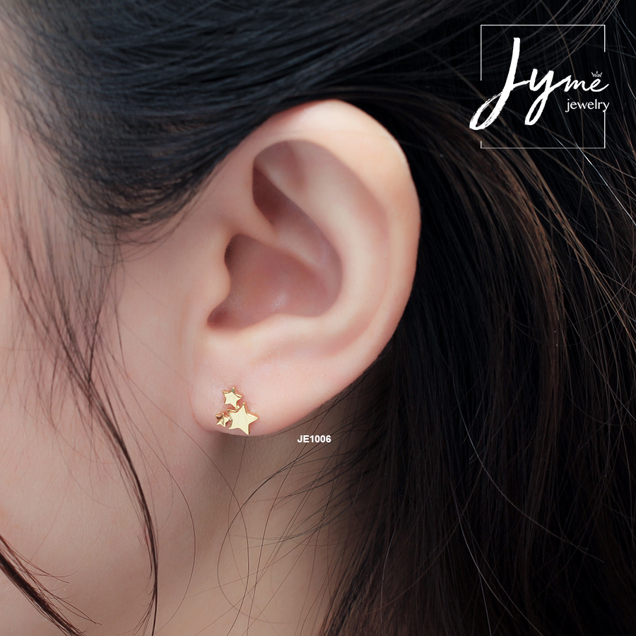 Hoa tai vàng tây đính đá JE1006 Jyme Jewelry