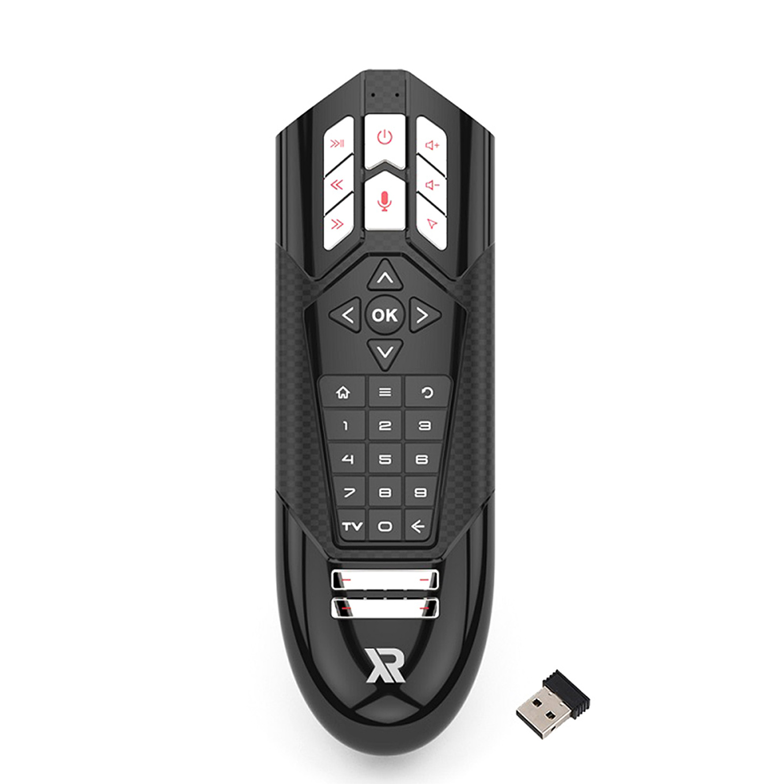 Chuột Không Dây WeChip R1 2.4g W / Bộ Thu USB Điều Khiển Từ Xa Bằng Giọng Nói Cảm Biến Chuyển Động 6 Trục