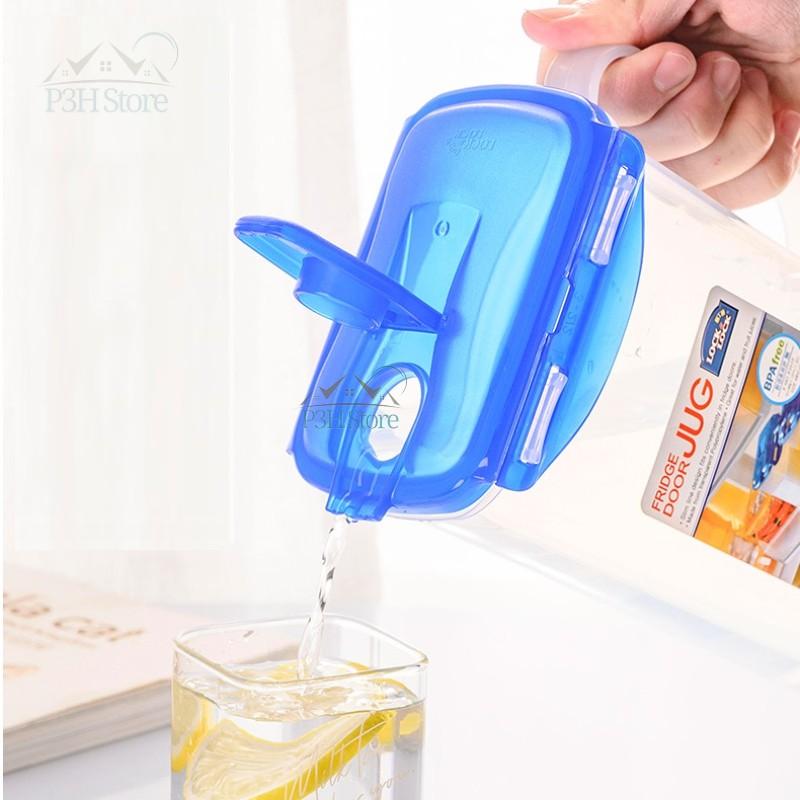 Bình nước Lock&amp;Lock dạng rót Jug 1.5L/2L/3L HPL733 HPL735 HAP607 nhựa PP an toàn thực phẩm