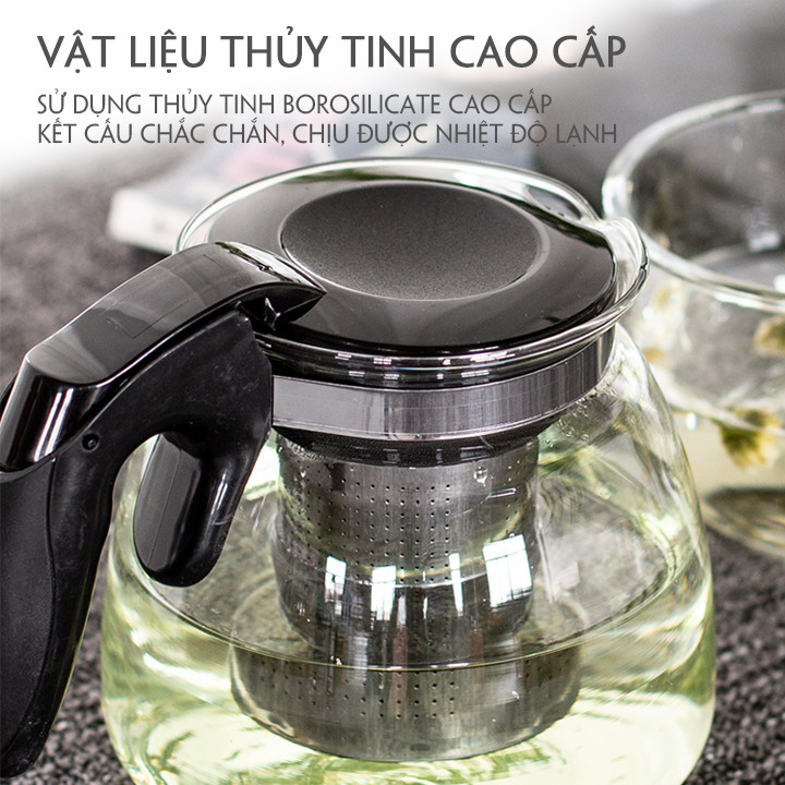 Cây nước nóng điều khiển từ xa, hiển thị nhiệt độ- tặng kèm ấm đun siêu tốc ấm pha trà