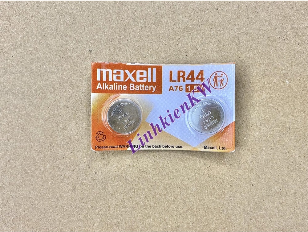 1 đôi Pin Maxell Lr41 1.5V Mới, Chính gốc 100%.