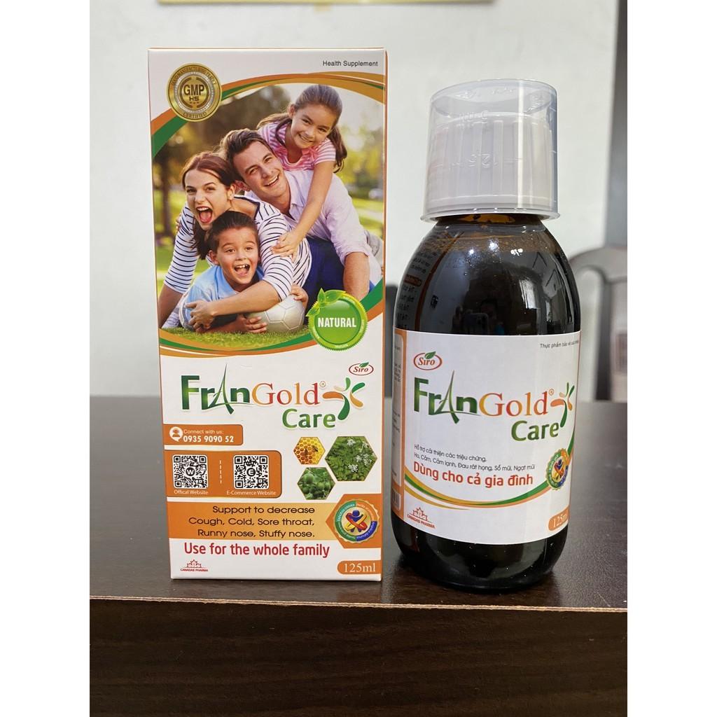 TPBVSK Siro ho FranGold Care lọ 125ml - hộp 20 ống*10ml