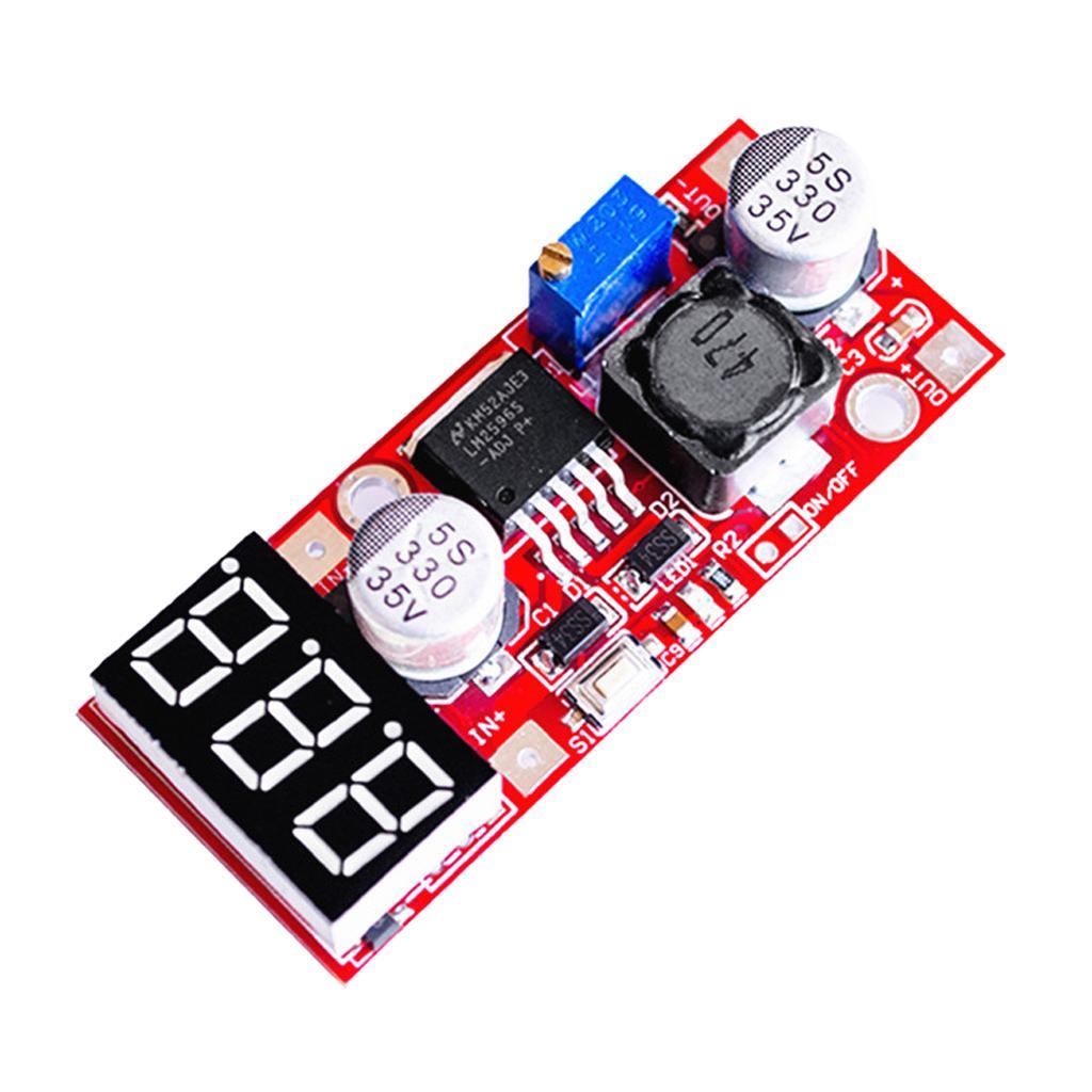 DC Voltage Regulator Buck Converter Constant Current Voltage with LED Voltmeter Ammeter Power Display