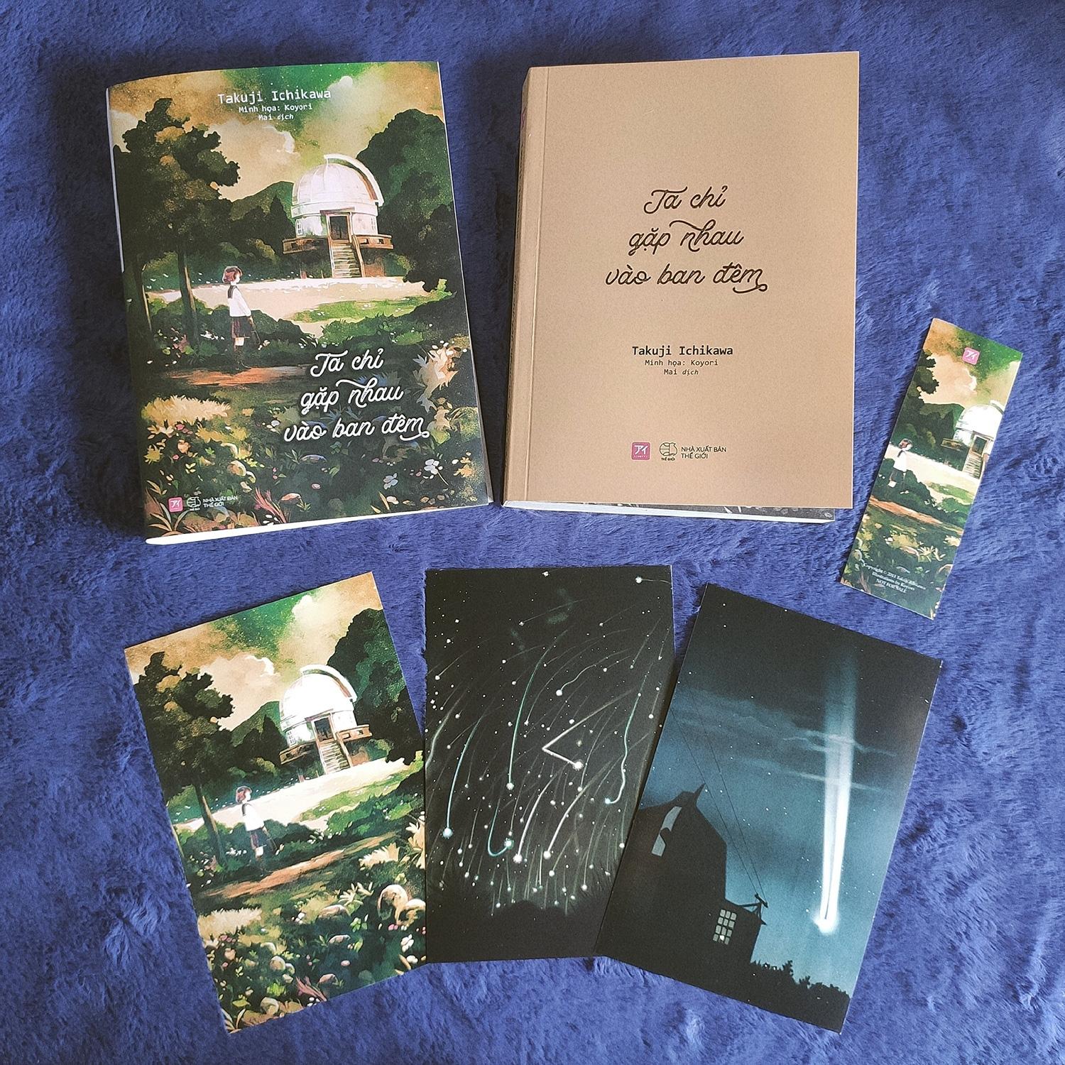 Ta Chỉ Gặp Nhau Vào Ban Đêm - Tặng Kèm 1 Bookmark + 03 Postcard (10x15 cm)