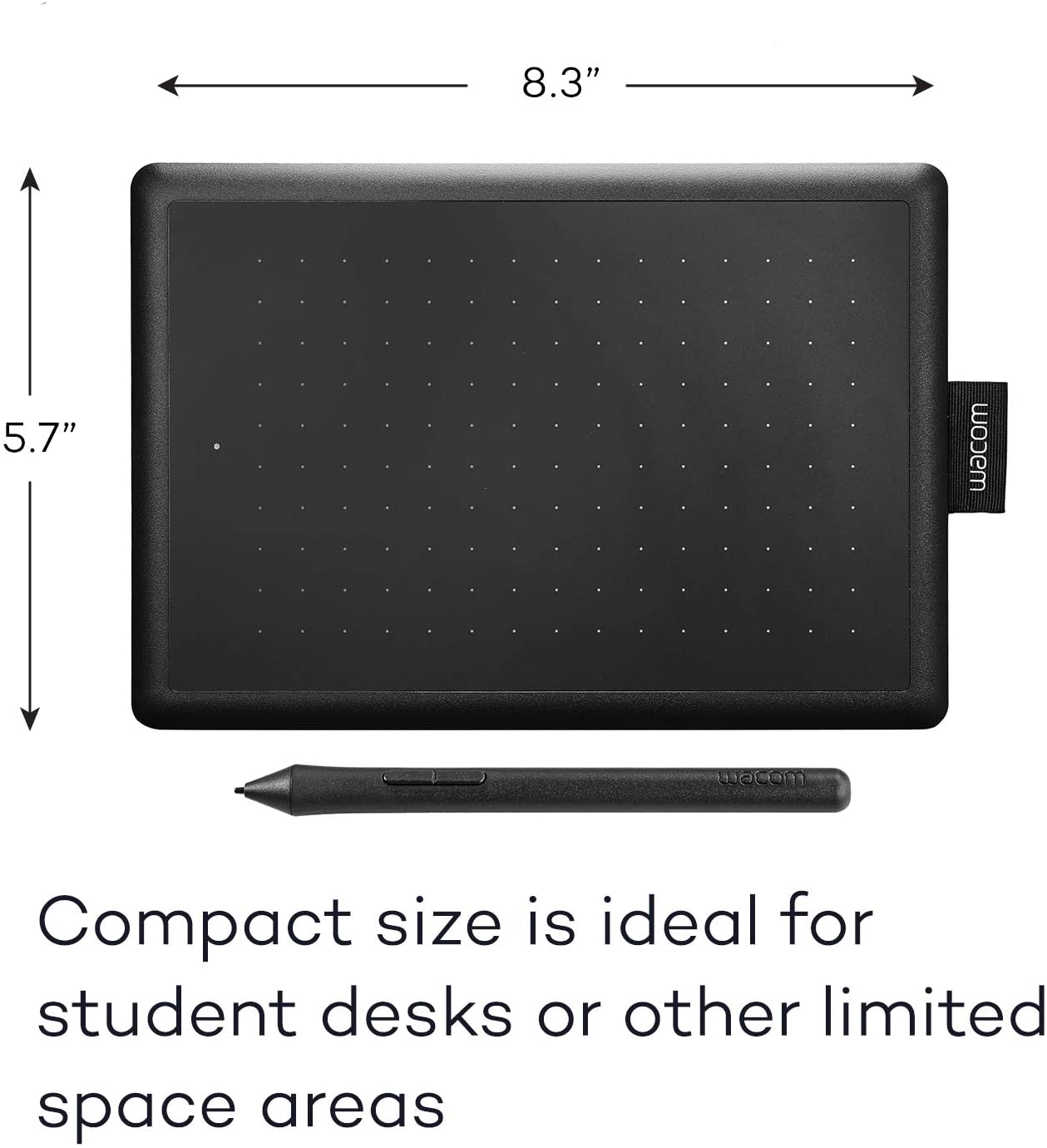 Bảng Vẽ Đồ Họa Cảm Ứng One By Wacom CTL-472 Với Bút Vẽ LP-190K 2048 Mức Lực Nhấn - Hàng Chính Hãng