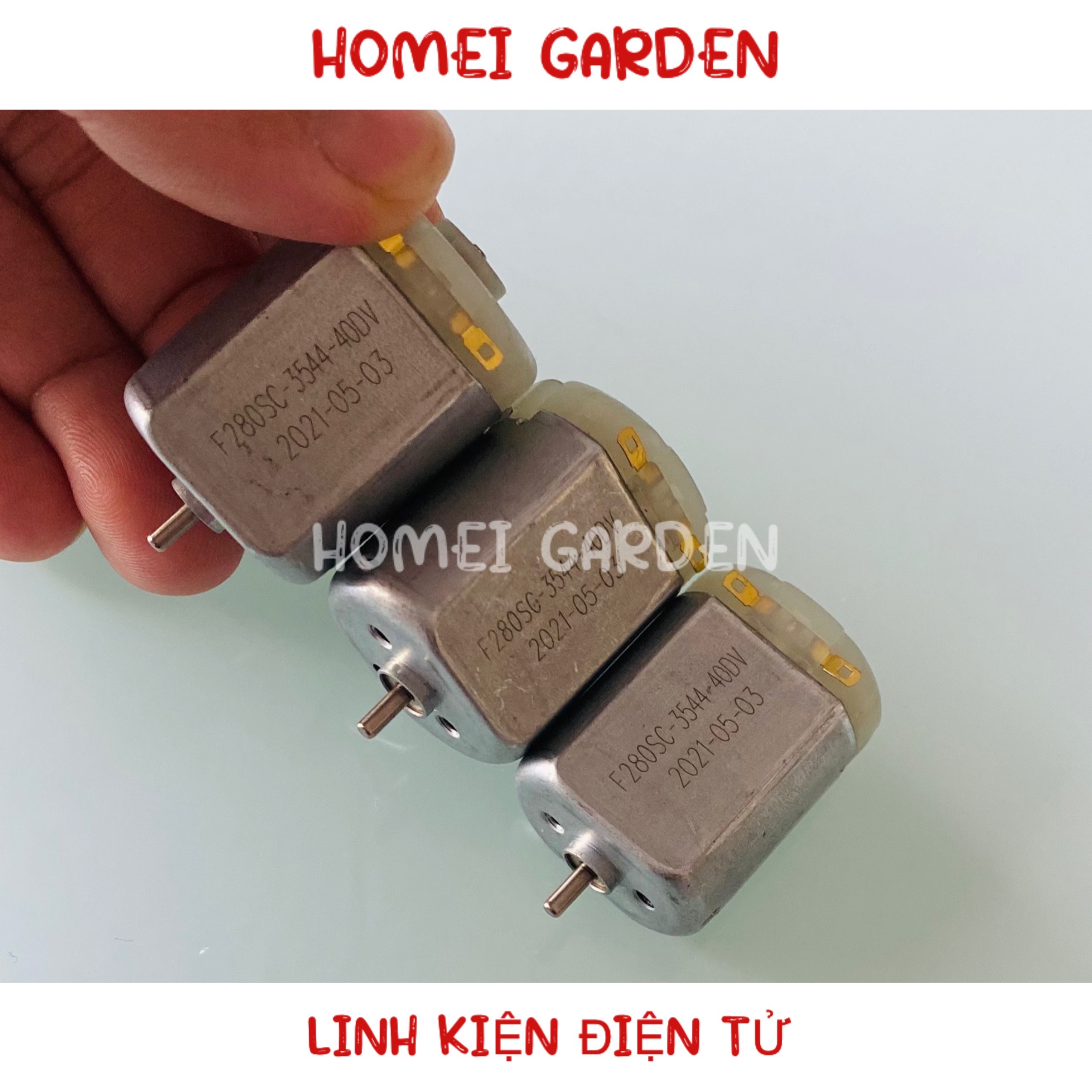 Động cơ motor 280 3,7 - 7,2V13000 - 25500 vòng/phút có chổi than từ tính mạnh chất lượng cao - HM0101