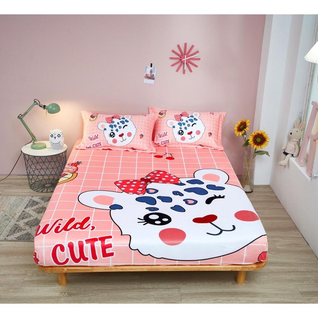 Bộ ga gối nỉ Hako cao cấp,gồm 1 ga 2 vỏ gối nằm,mẫu cá sấu