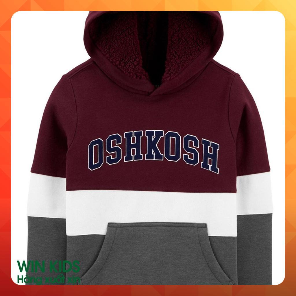 AK005-Áo ấm nỉ hoodie bé trai Oshkosh, áo khoác cho bé dư xịn