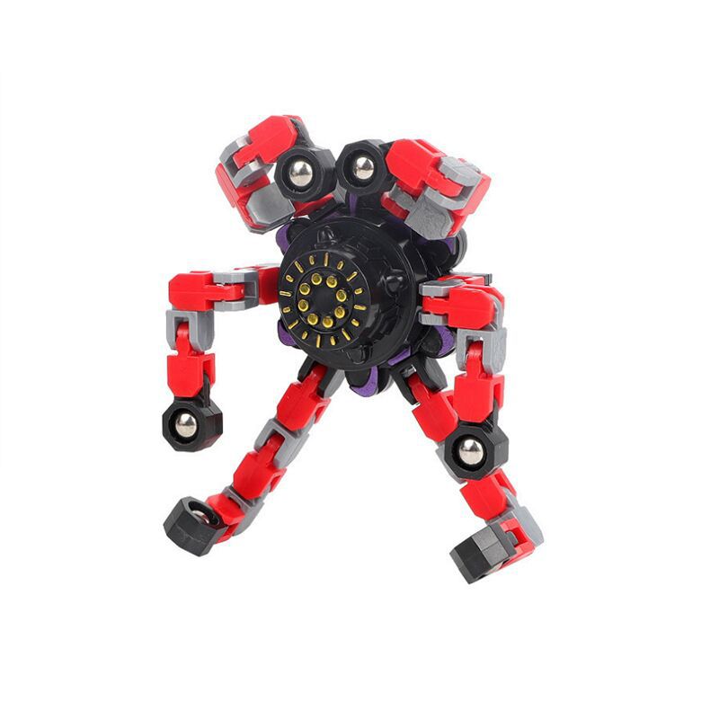 Đồ chơi con quay spinner robot biến hình thông minh cho bé