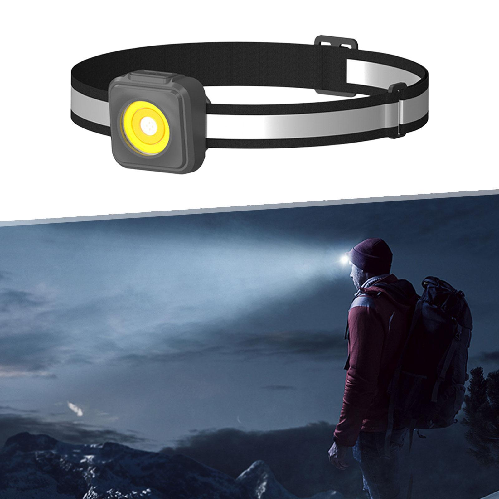 Head Lamp  flashlights Head Torch Lightweight Night Fishing Light Work Lights Headlight Floodlight for Backpacking Traveling Fishing