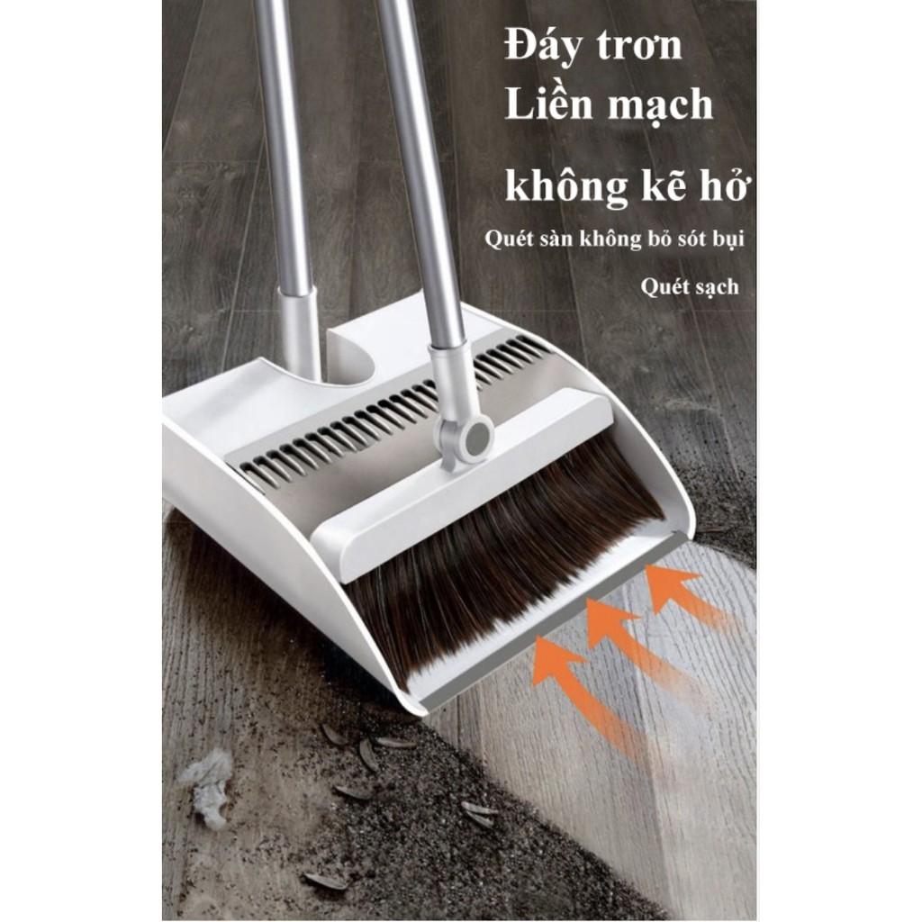 Chổi quét nhà từ tính kèm thùng đựng rác đa năng KumiaWase Japan