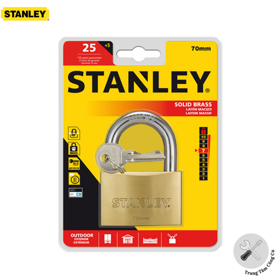 Ổ Khoá Stanley Khóa càng tiêu chuẩn, rộng 70mm