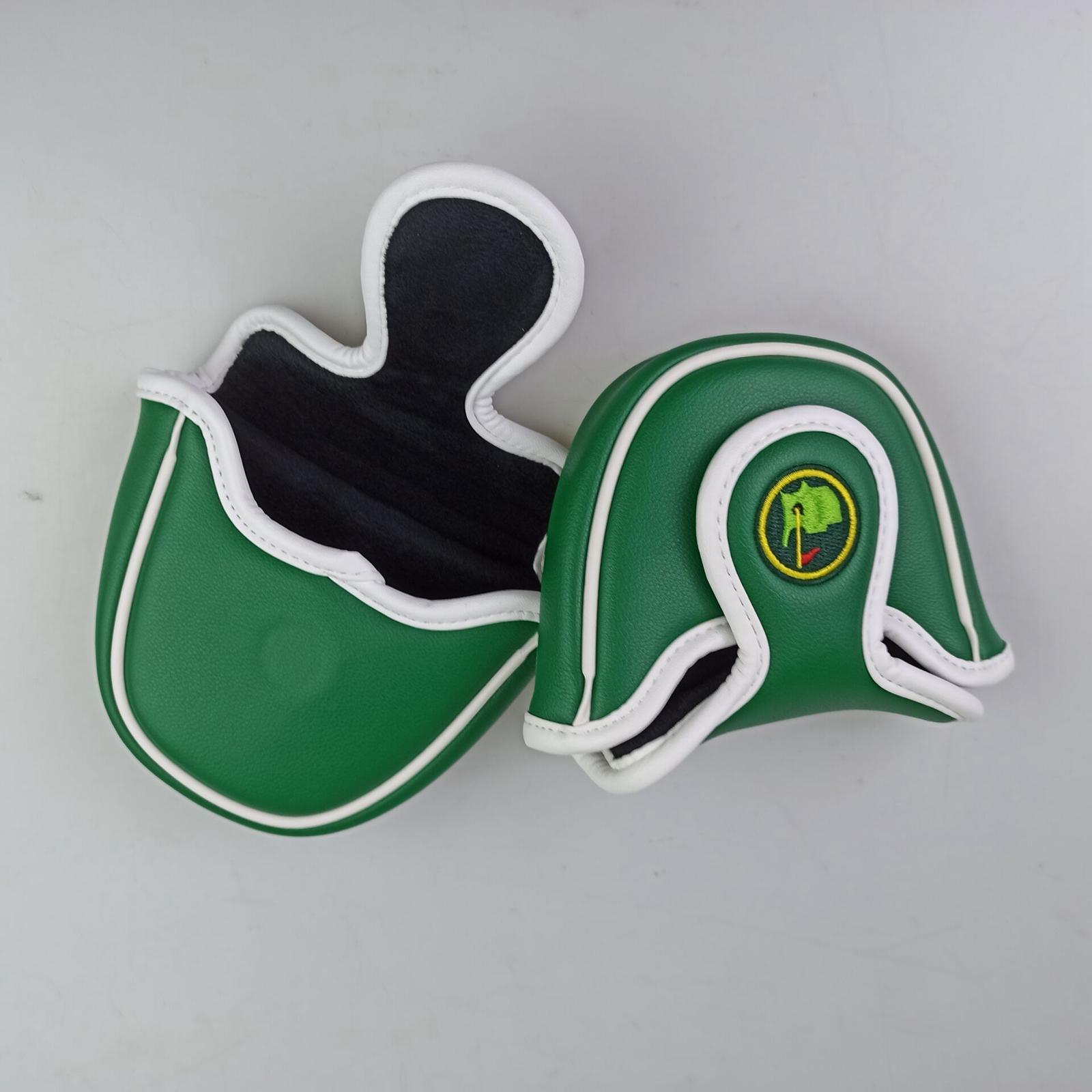 Golf Mallet Putter Head Cover  Closure Durable Waterproof PU Leather