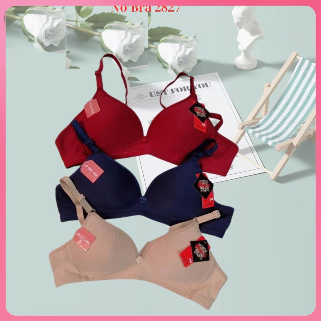 Áo ngực thông hơi - No' bra  N2827 , không mút, không gọng, mặc thoải mái - Da