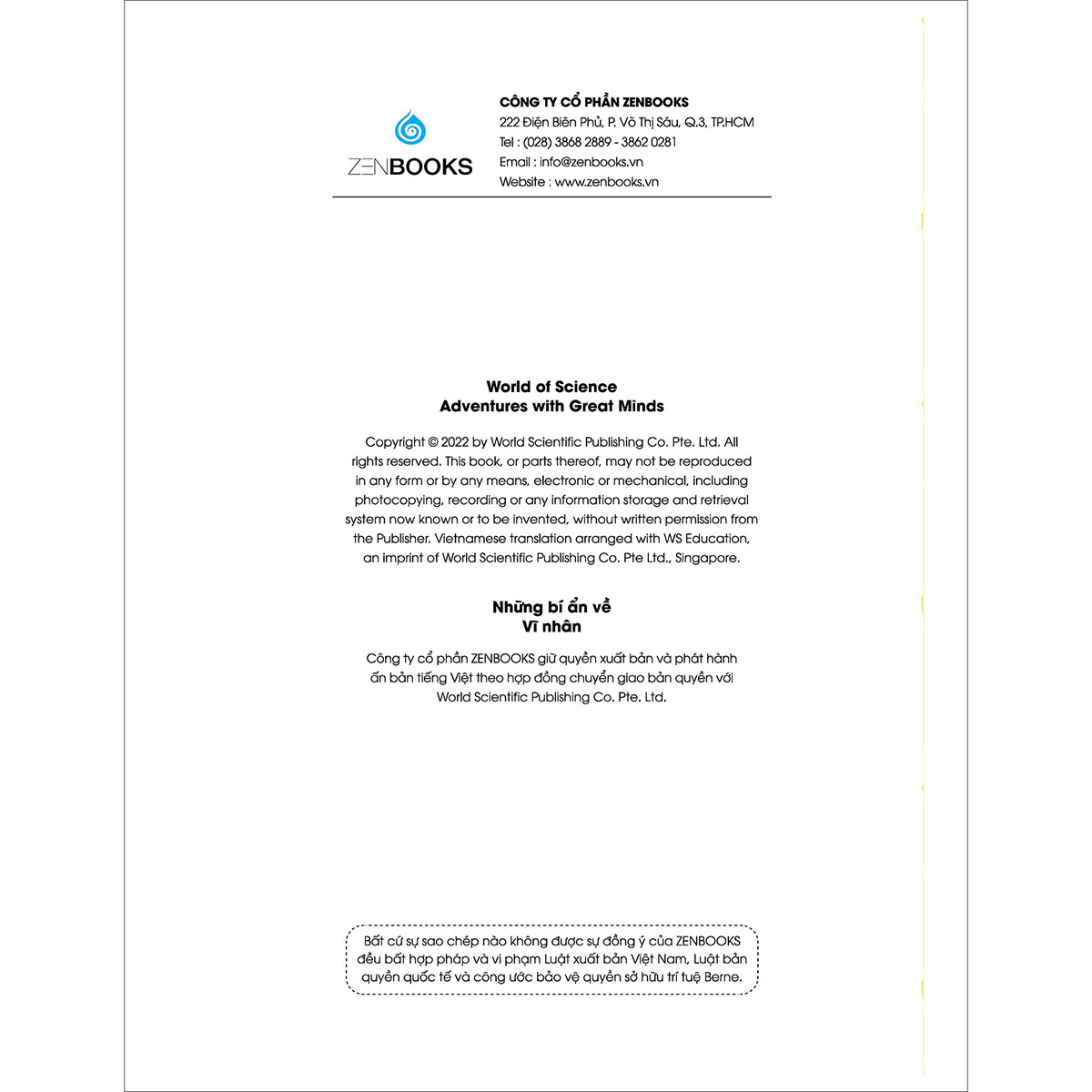World Of Science - Những Bí Ẩn Về Vĩ Nhân
