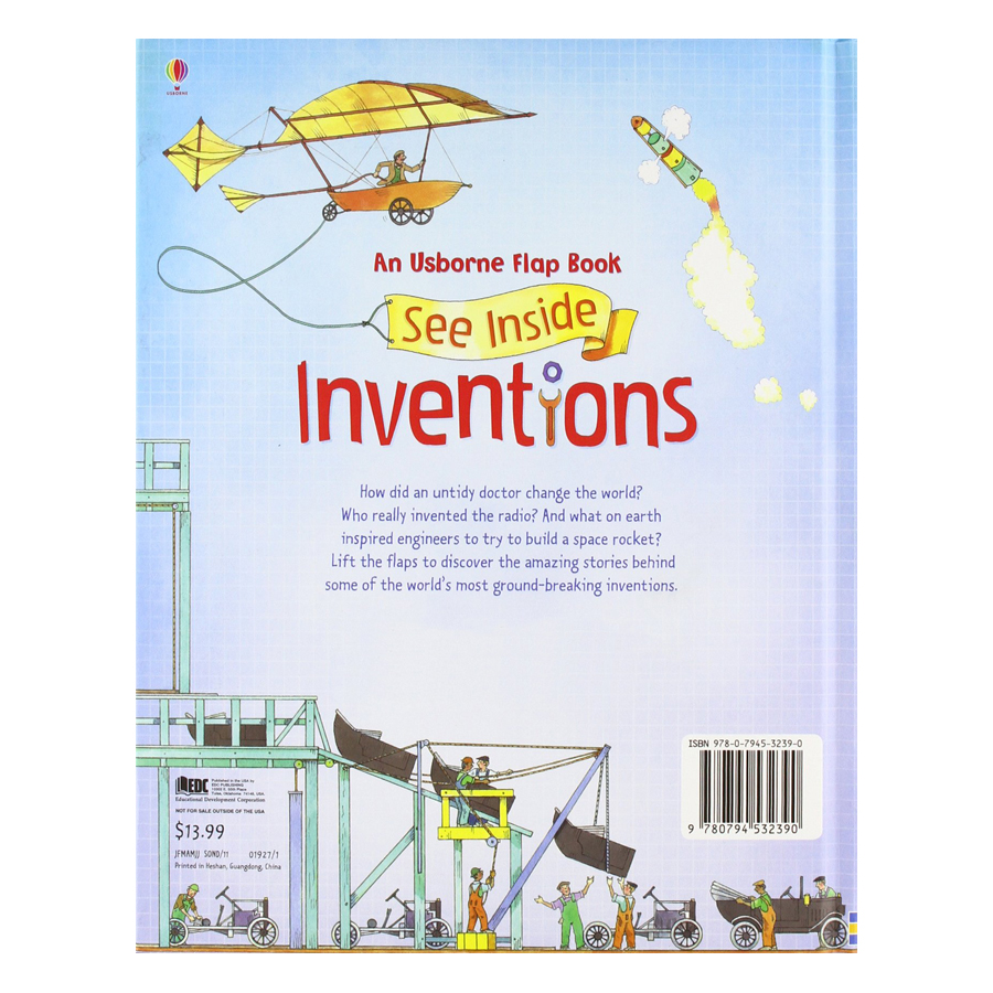 Sách tương tác tiếng Anh - Usborne See Inside Inventions