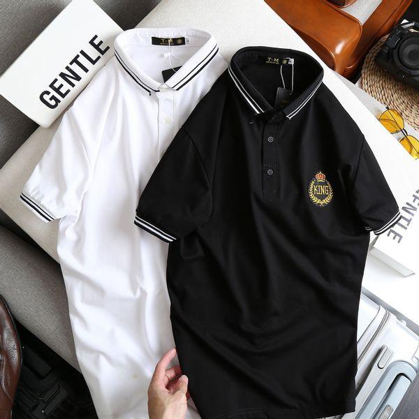 Áo polo nam king cổ dệt bo len ,áo thun nam có cổ tay lỡ 12 - MANLY STYLE