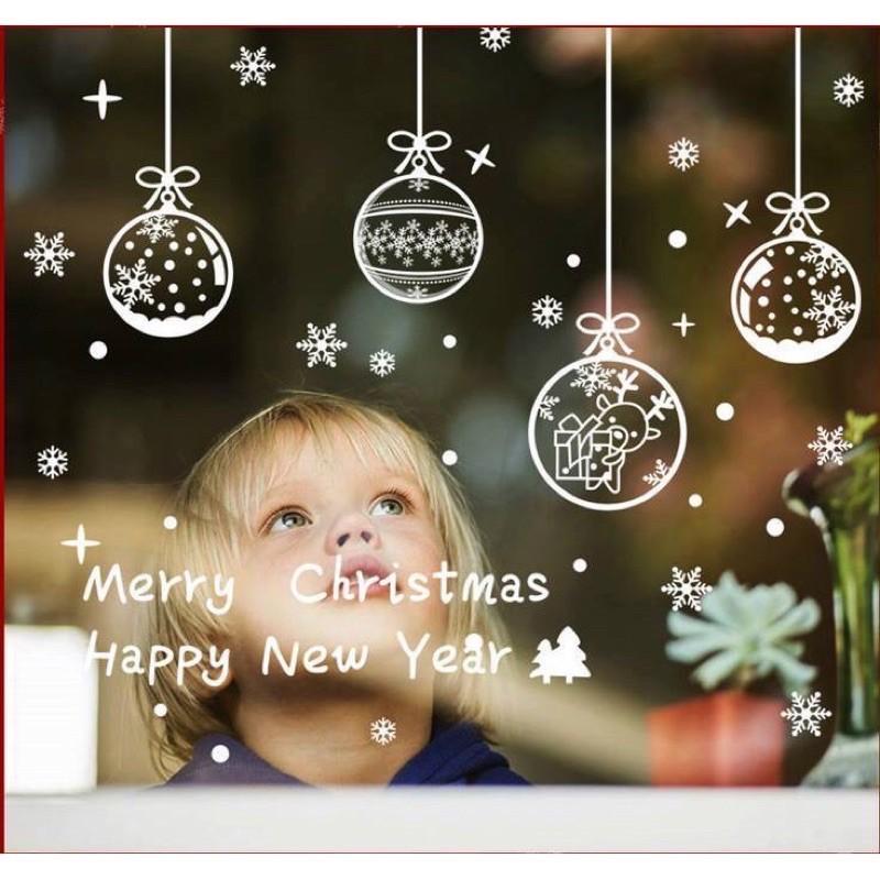 Decl trang trí tường Noel - Mẫu giáng sinh rèm dây lung linh