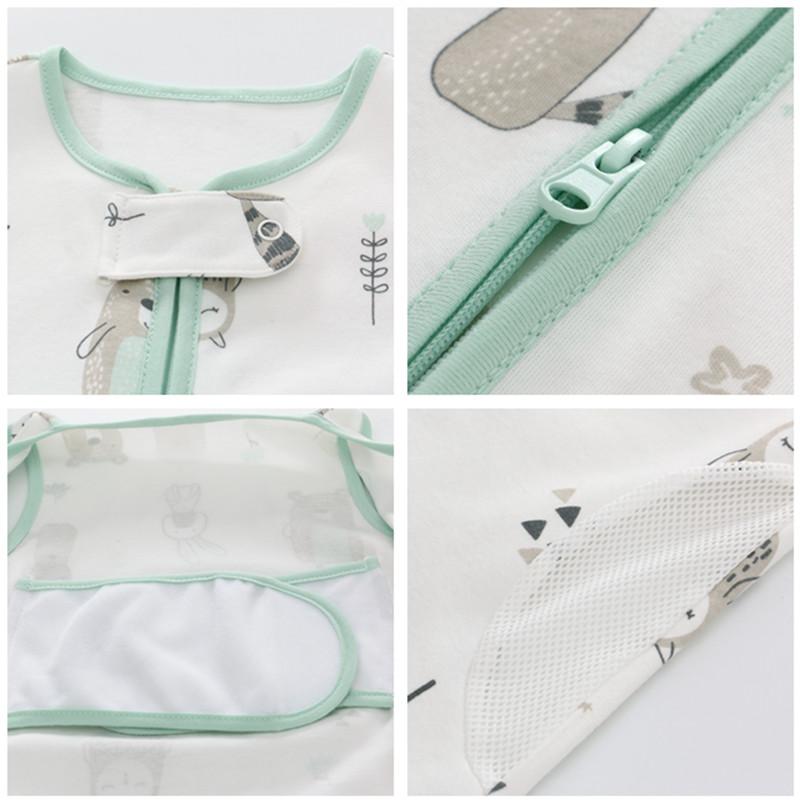 Cho Bé Túi Ngủ Sơ Sinh Cho Bé Giấc Ngủ Ngon Quần Áo Trẻ Sơ Sinh Không Tay Sleepsacks Nguyên Chất Cotton Trẻ Em Ngủ Trẻ Em Ngủ Quần Áo