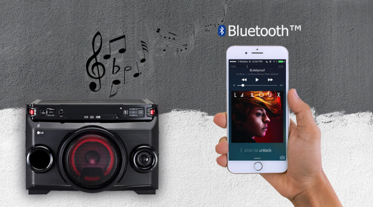 Kết nối Bluetooth - Dàn âm thanh LG OM4560 220W