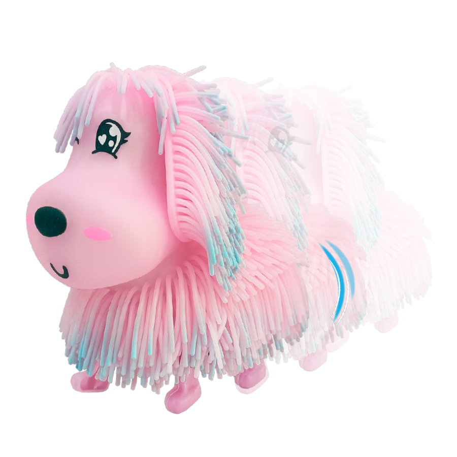 Đồ Chơi Thú Cưng Nhún Nhảy Cún Hồng Rạng Rỡ JIGGLY PETS WD188F-PI