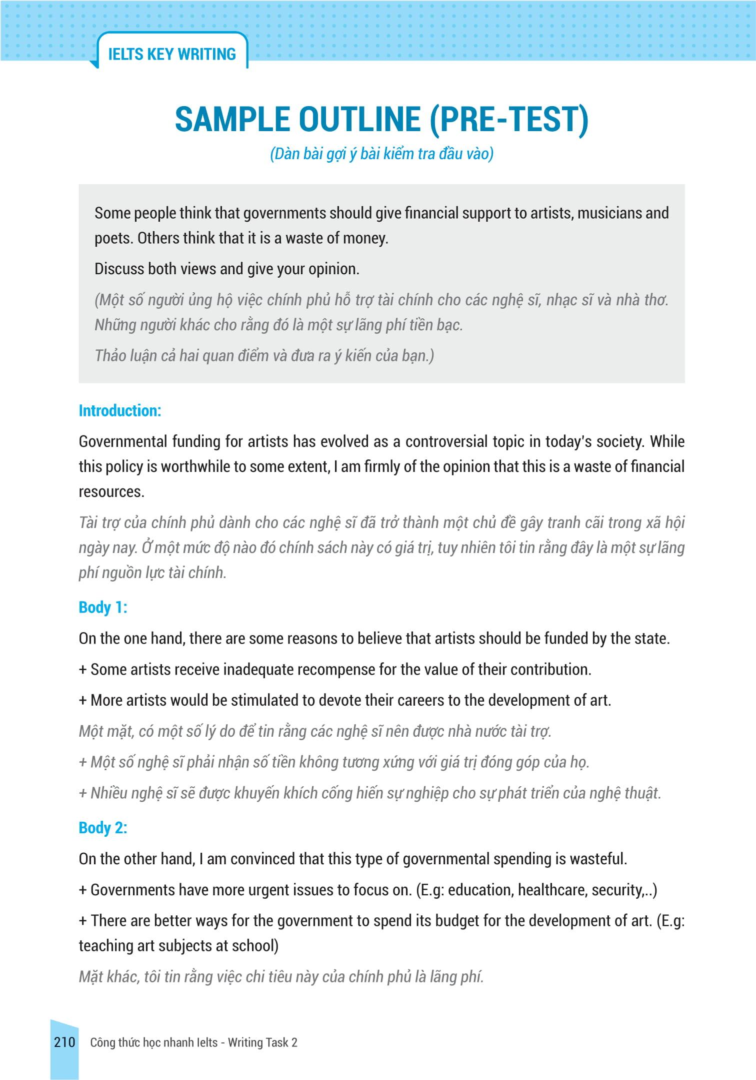 Sách IELTS Key Writing - Công Thức Học Nhanh IELTS - Writing Task 2