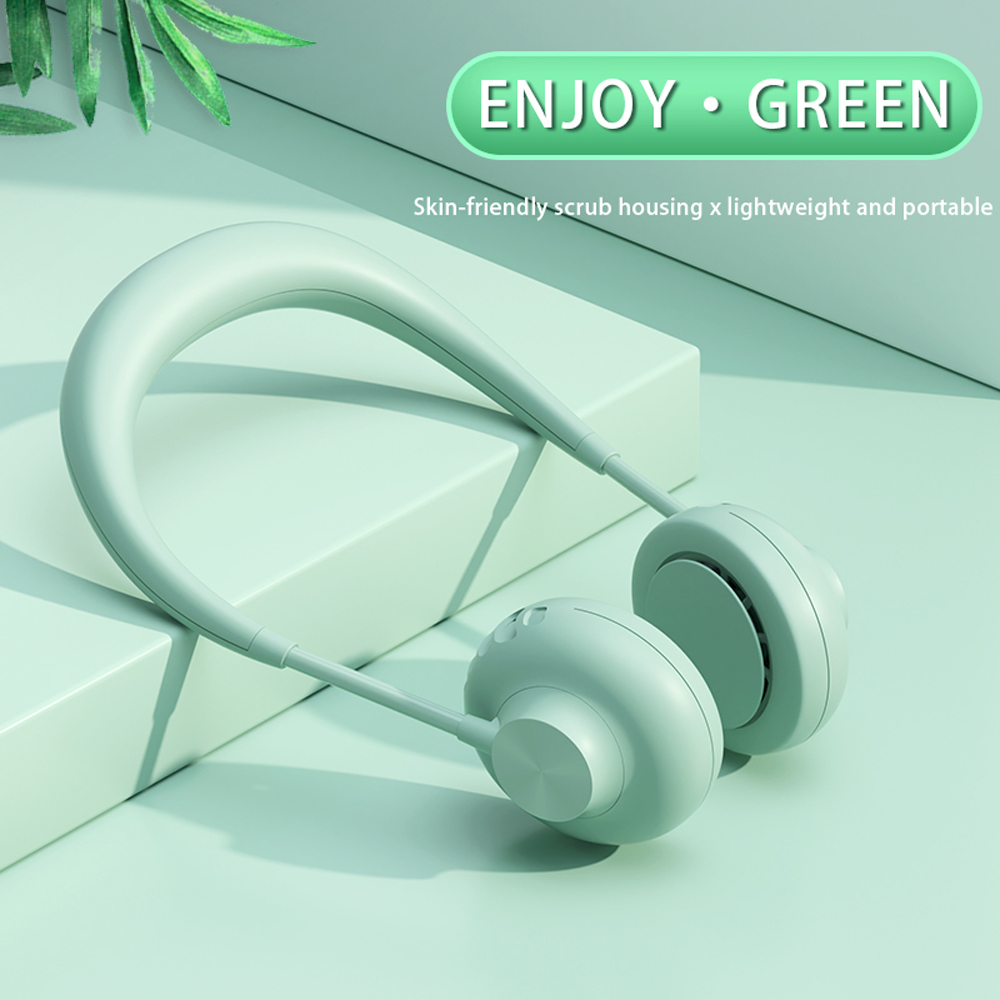 Quạt Đeo Cổ Di Động USB Có Thể Sạc Lại Để Làm Mát Có 3 Tốc Độ