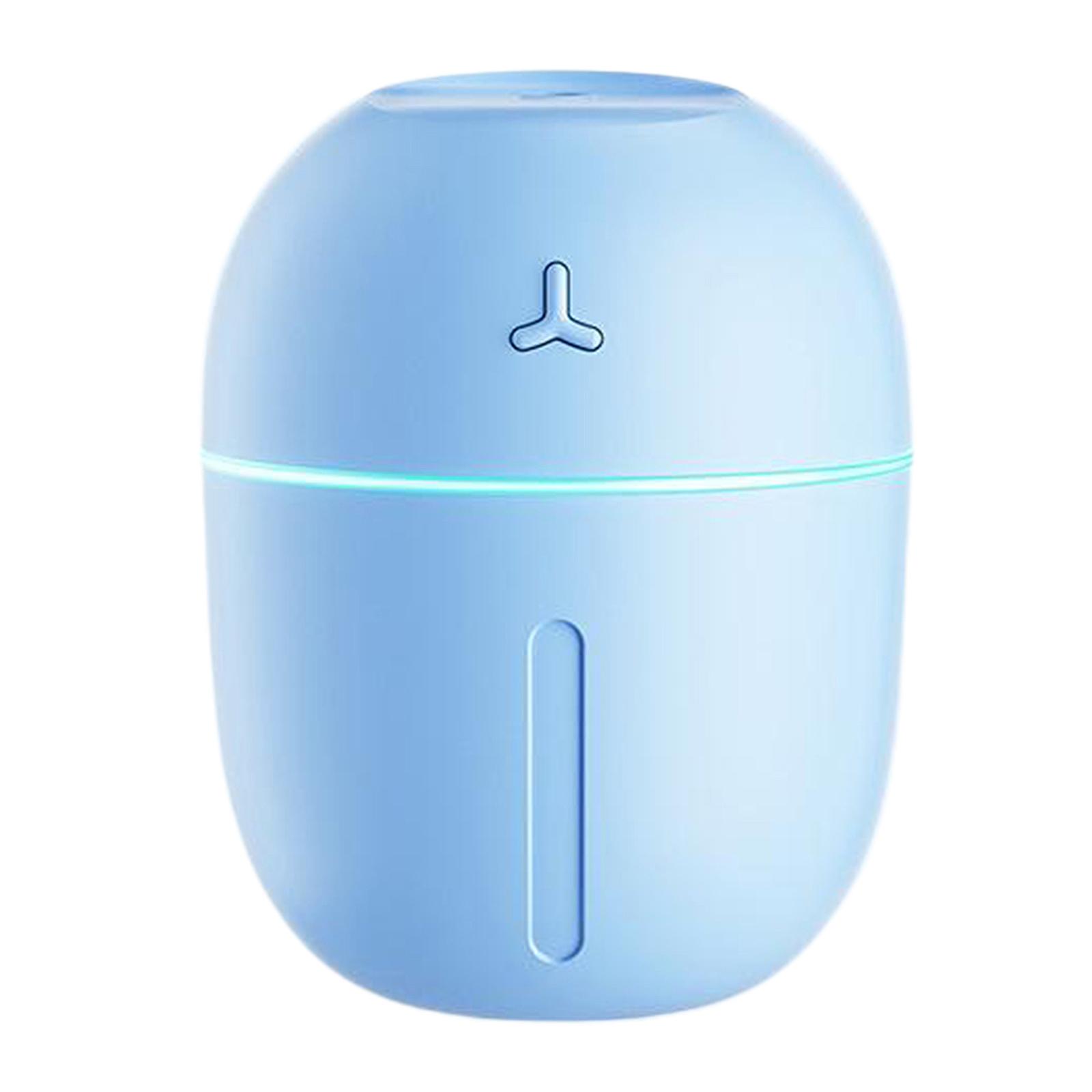 Portable USB Cool Mist Humidifier, 300ML Mini Atomization Humidifier with Light, Desktop Ultrasonic Air Humidifier for Home, Offices, Bedrooms,Dorm