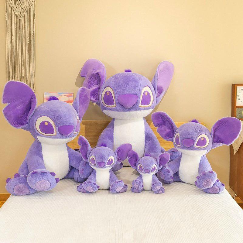 Gấu Nhồi Bông Stitch Màu Tím Mộng Mơ 30cm 40cm 50cm 70cm