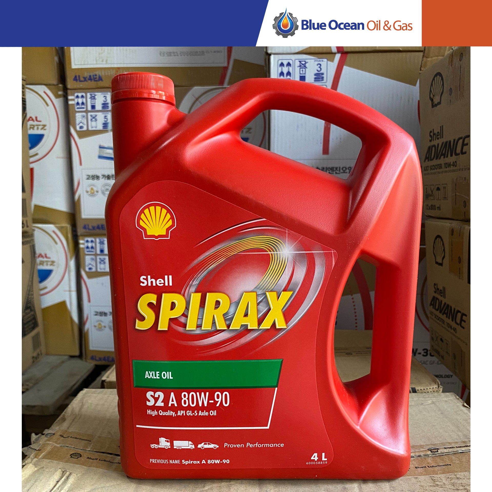 Dầu cầu hộp số Shell Spirax S2 A 80W-90 4L