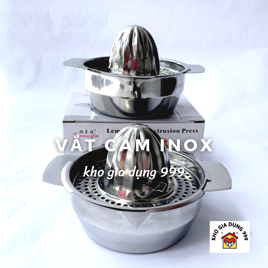 DỤNG CỤ VẮT CAM INOX - TIỆN LỢI, THÔNG MINH & NHỎ GỌN