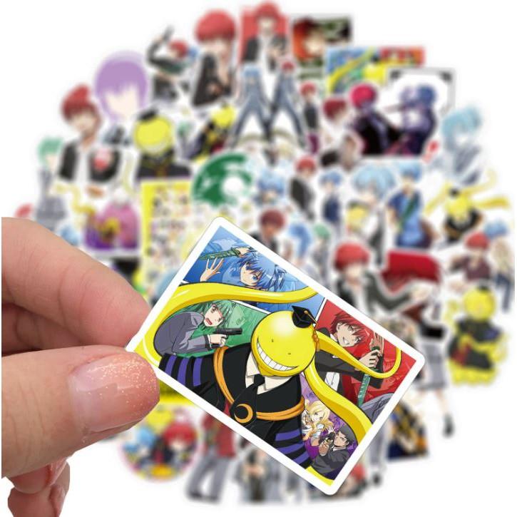 Sticker dán cao cấp Assassination Classroom Cực COOL ms#176