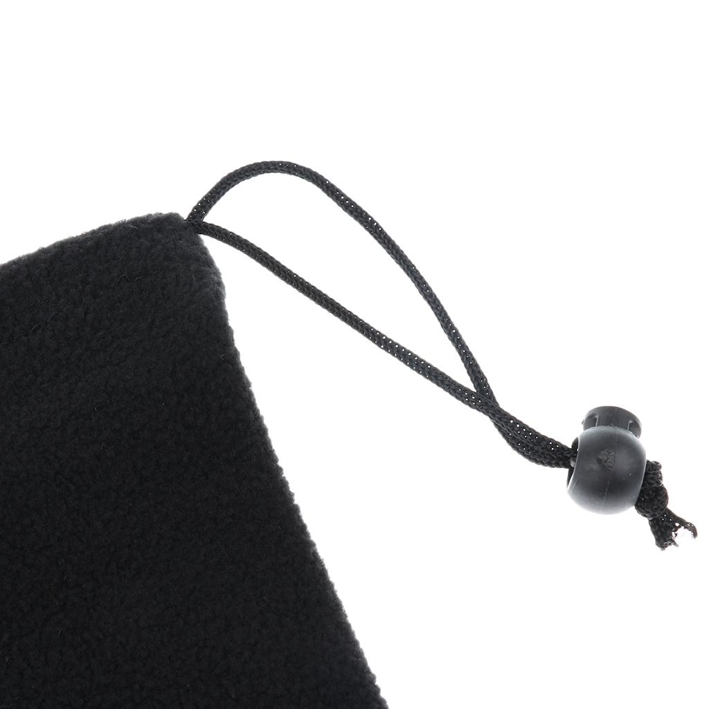 3 in 1 Snood Fleece Scarf Balaclava Neck Warmer Mask Beanie Hat Black