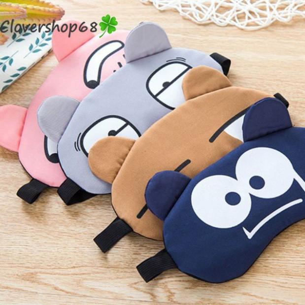 Bịt mắt ngủ hình thú cưng có kèm túi nước