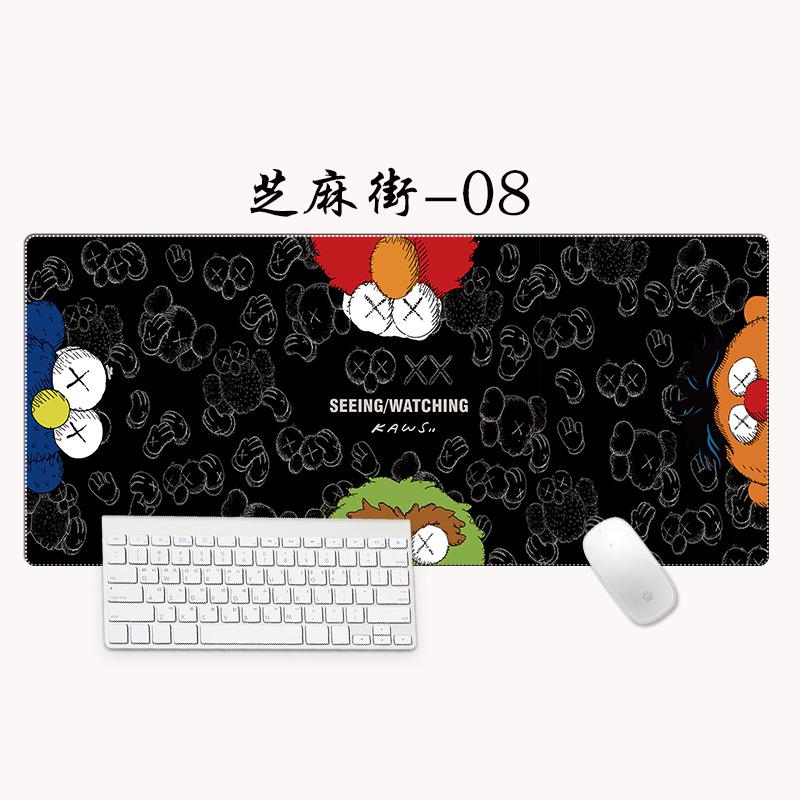 Phong cách mới nhất phổ biến Sesame Street miếng lót chuột miếng lót chuột bàn phím máy tính trò chơi miếng lót bàn làm việc sáng tạo DIY