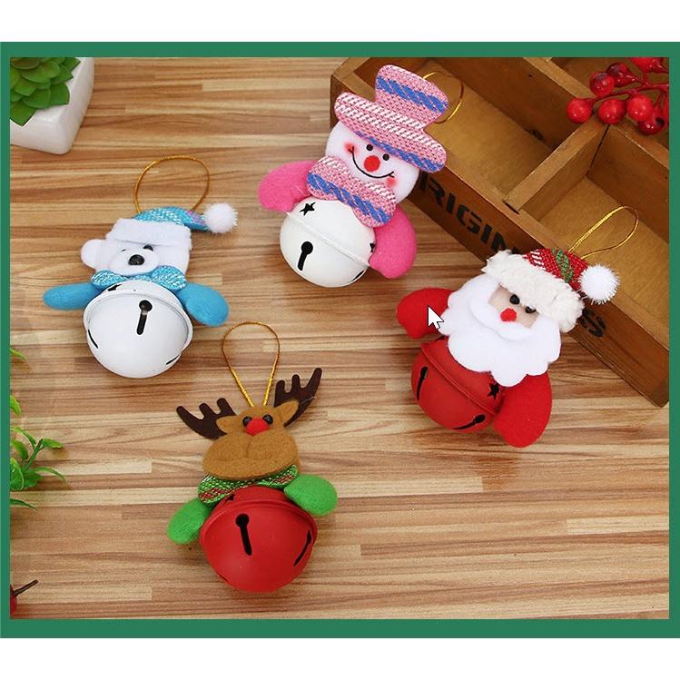 Phụ Kiện Treo Trang Trí Cây Thông Giáng Sinh - Hình Ông Già Noel/Người Tuyết/Chú Nai