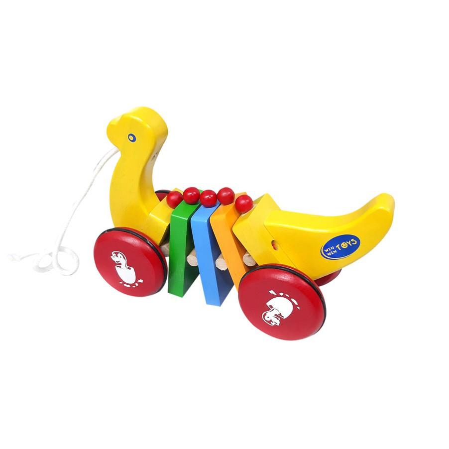 Xe kéo khủng long đồ chơi vận động cho trẻ mới biết đi