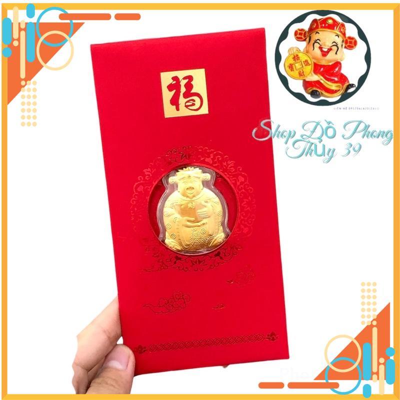 Bao Lì Xì Thần Tài Mạ Vàng Hồng Kông Làm Quà Tết Độc Đáo Có Ý Nghĩa – May Mắn Cho Ngày Vía Thần Tài