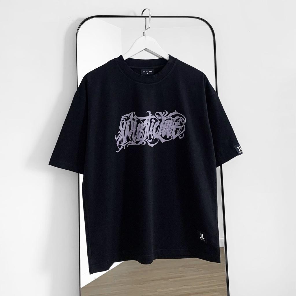 Áo Phông Oversize Terry, JACKLANE, Áo thun cộc tay Unisex Jack Lane