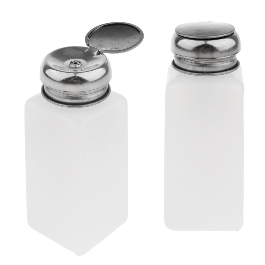 2 Cái Nail Nail Tẩy Bơm Bơm Quả Quả Báo Chí Chai Rỗng
