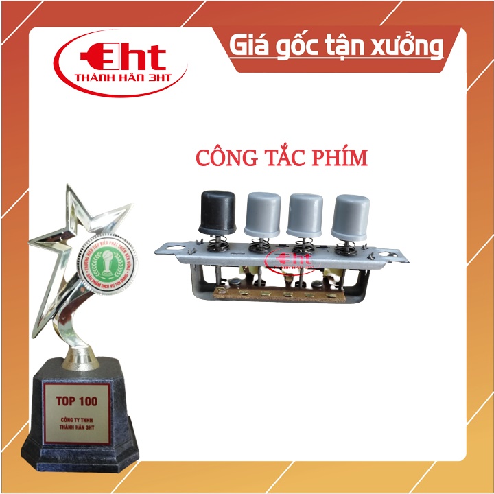 Công tắc quạt bàn 4 nút nhấn - 3ht