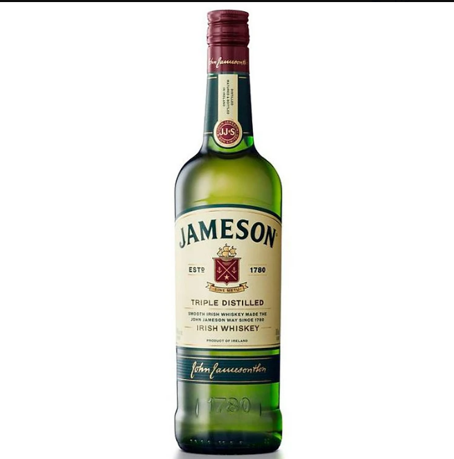 Rượu whisky Jameson 700ml 39.7% - 40.3% - Không hộp