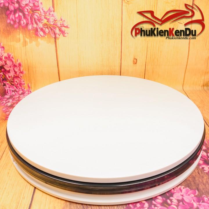 ĐẾ XOAY, BÀN XOAY TRƯNG BÀY SẢN PHẨM 45CM DÙNG ĐIỆN 220V, TẢI: 30KG- ĐEN