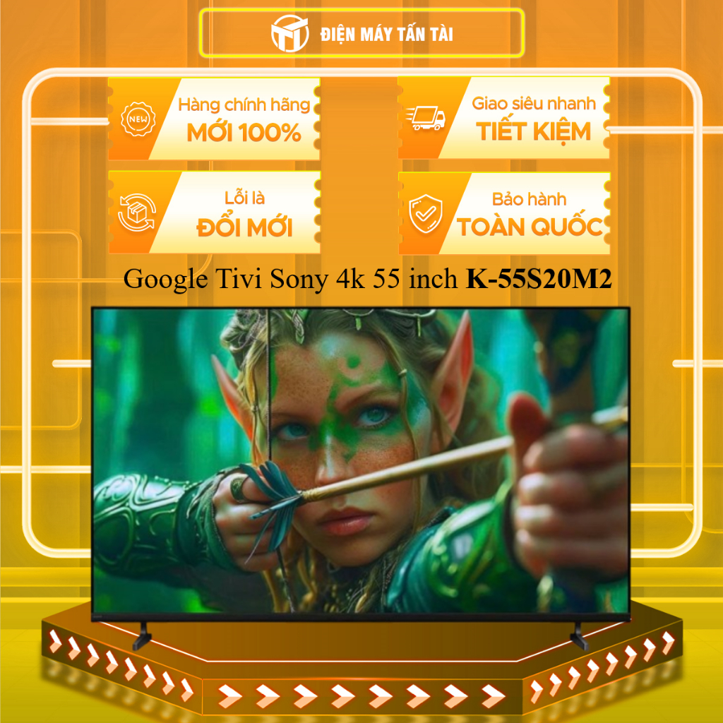 K-55S20M2 - Google Tivi Sony 4k 55 inch K-55S20M2 - HÀNG CHÍNH HÃNG - GIAO HCM