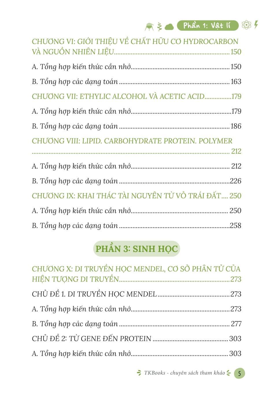 Sách - Sổ Tay Kiến Thức Khoa Học Tự Nhiên Lý-Hóa-Sinh Lớp 9 - ảnh 6